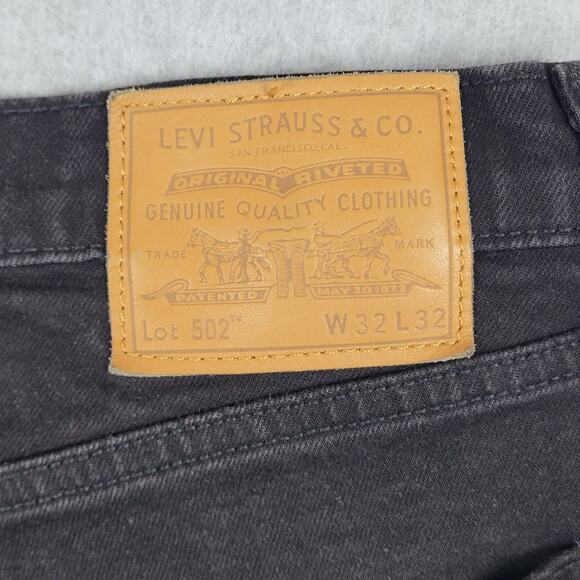Levi's Men's Straight Jeans - Black - Picture 9 of 16